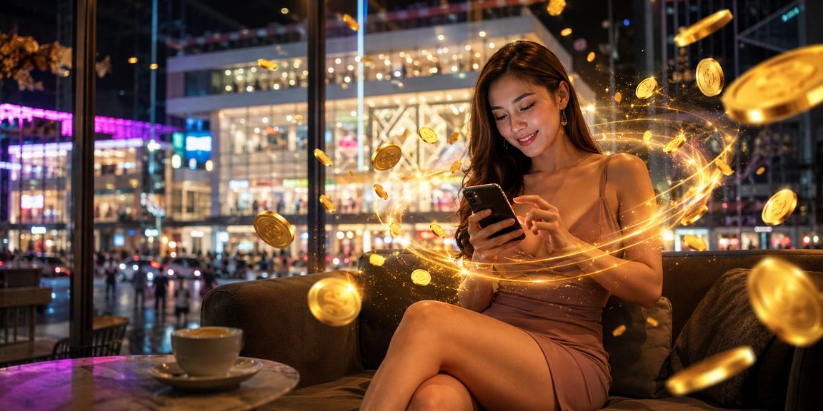 Pengguna Malaysia mengakses platform kasino mudah alih rm1500 di Kuala Lumpur dengan telefon pintar